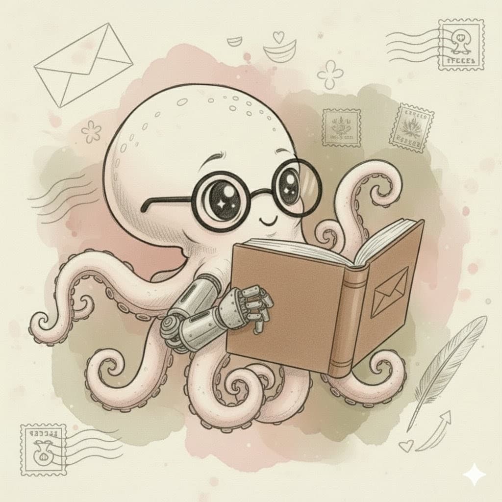 Postmarked studio - Penelope illustration